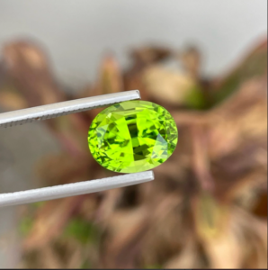 Vibrant Green Natural Peridot Gemstone