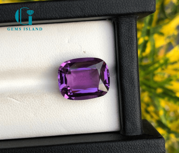 Cushion Cut Amethyst 9 Carats